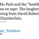 Illustration for article titled Mysterious Laugher Does Not Sympathize With Chan Ho Parks Stomach Ailments (UPDATE)